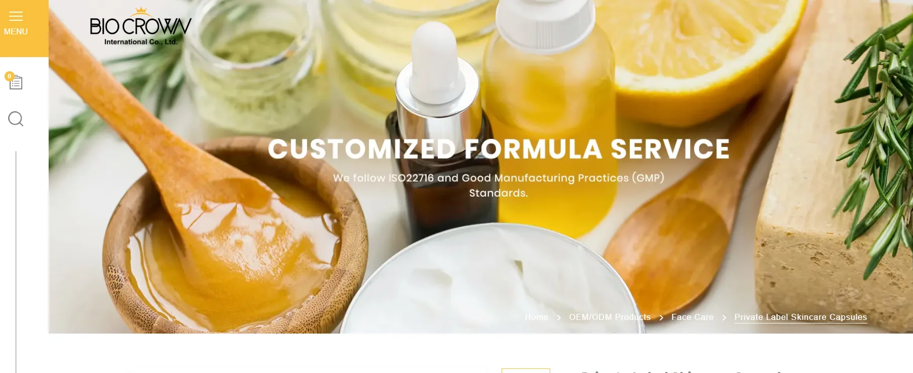 Skincare Capsule Manufacturers for Private Label and Custom Formulation